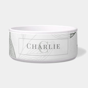 Minimalist Botanical Sketch   Custom Dog Cat Pet