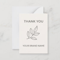 Minimalist Botanical Small Business Handcrafted