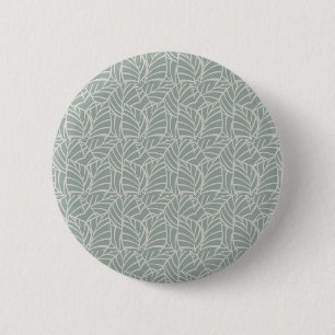 Minimalist Botanical Veins 6 Cm Round Badge