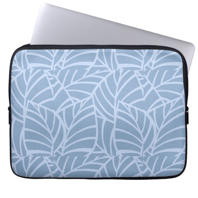 Minimalist Botanical Veins Laptop Sleeve (Front)