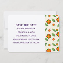 Minimalist Botanical  with Orange Blossom 