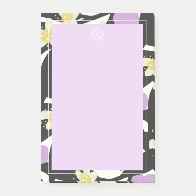 Minimalist Branches Flowers Hearts Love Valentine Post-it Notes (Front)