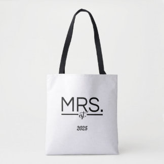 Minimalist Bridal Party Tote Bag