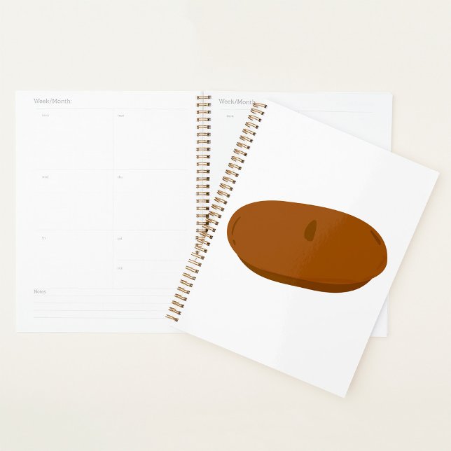 Minimalist Brown Beret French Hat  Planner (Creator Uploaded)