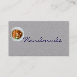 Minimalist Brown Kraft Paper Thank You & Discount Business Card