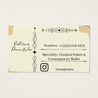 Minimalist Business card