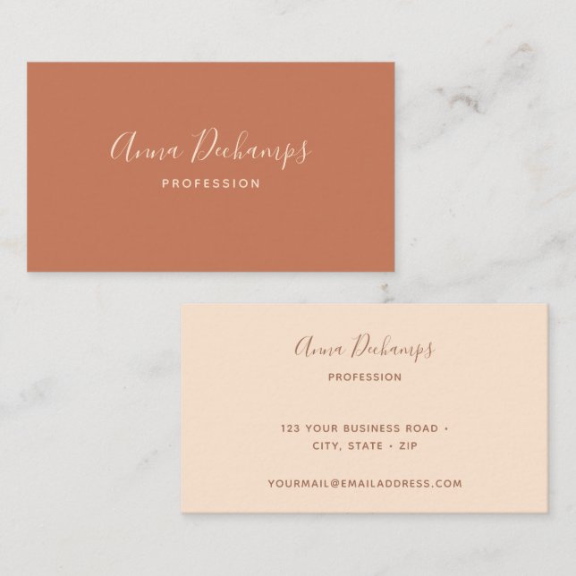 Minimalist Business Card (Front/Back)