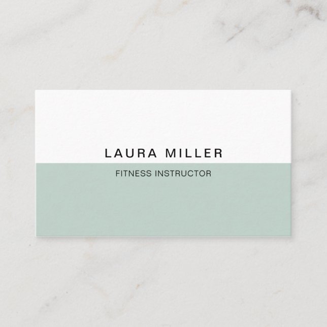 Minimalist Business Card No.1 (Front)