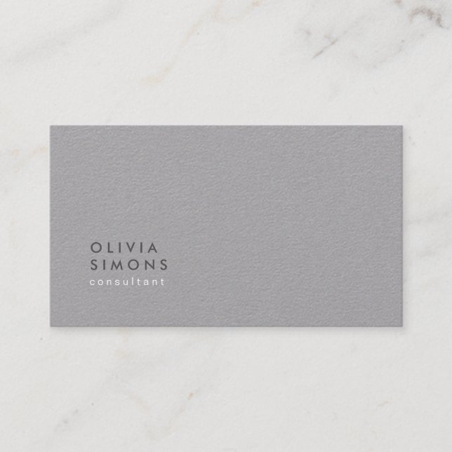 Minimalist Business Cards (Front)