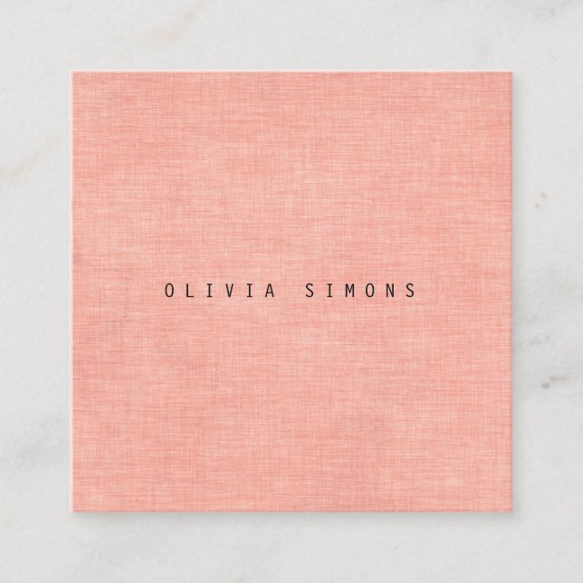 Minimalist Business Cards (Front)