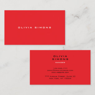 Minimalist Business Cards