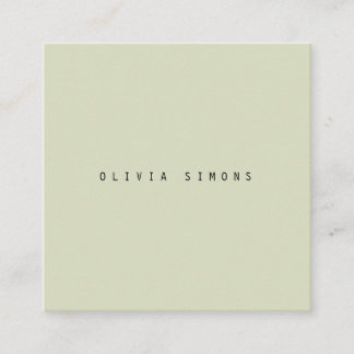 Minimalist Business Cards