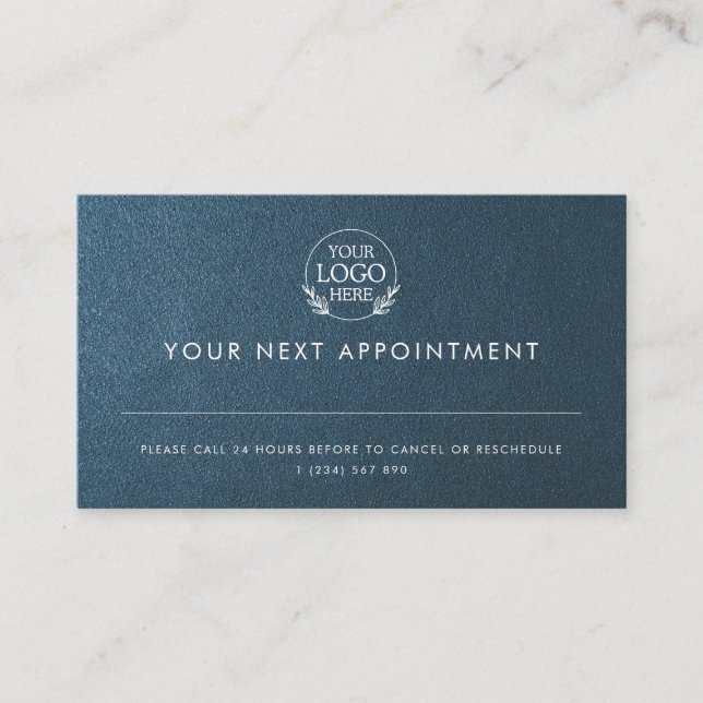 Minimalist Business Design with Custom Logo – Pro Appointment Card (Front)