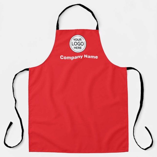 Minimalist Business Logo Apron (Front)
