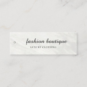 Minimalist Business Logo Clothing Label Hang Tag