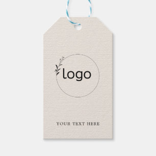 Minimalist Business Logo Clothing Label Hang Tag