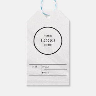 Minimalist Business Logo Clothing Label Hang Tag