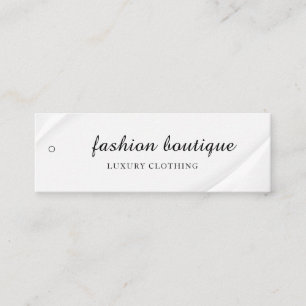 Minimalist Business Logo Clothing Label Hang Tag