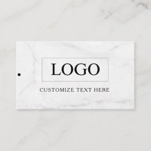 Minimalist Business Logo Clothing Label Hang Tag