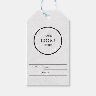 Minimalist Business Logo Clothing Label Hang Tag