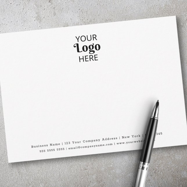 Minimalist Business Logo Company Contact Branded Card (Creator Uploaded)