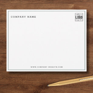 Minimalist Business Logo Company Name Forest Green Card