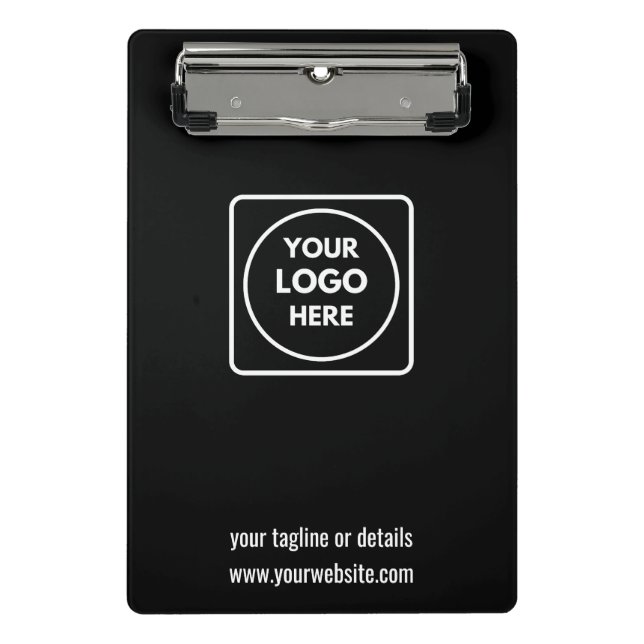 Minimalist Business Logo Mini clipboard (Front)