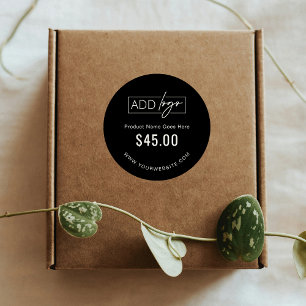 Minimalist Business Logo Product Price Tag Sticker