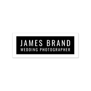 Minimalist Business Logo Rubber Stamp