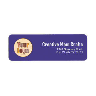 Minimalist Business Logo Template Return Address