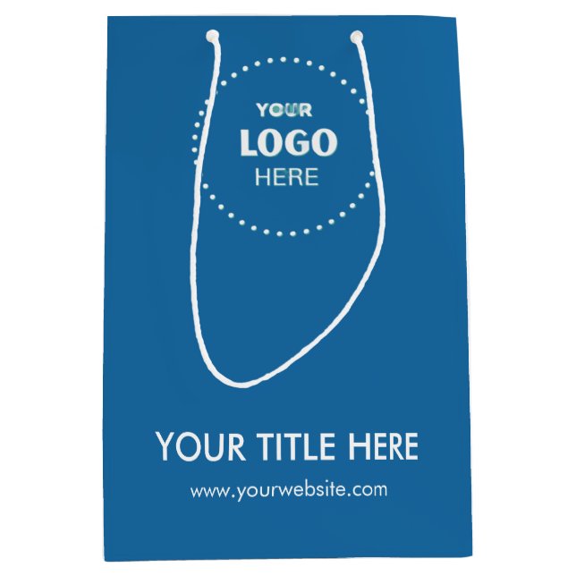 Minimalist Business Modern Gift Bag (Front)