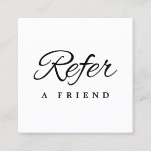 Minimalist Business Referral Card