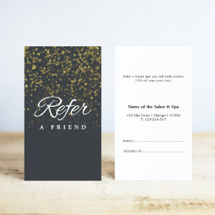 Minimalist Business Referral Card