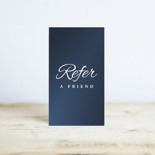 Minimalist Business Referral Card