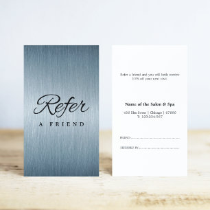 Minimalist Business Referral Card