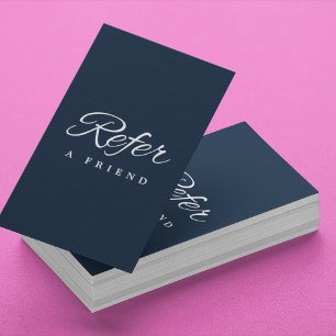 Minimalist Business Referral Card