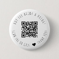 Minimalist Buy The Bride A Drink QR Code