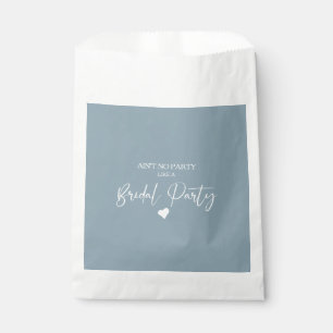 Minimalist Calligraphy Bridal Party Favour Bags