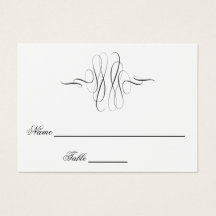 Minimalist Calligraphy Old-Fashioned Wedding Place