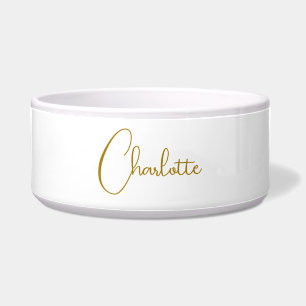 Minimalist Calligraphy Script Name Gold Colour