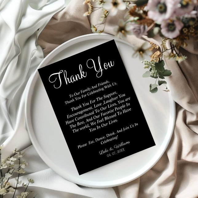 Minimalist Calligraphy script Wedding  Thank You  (Creator Uploaded)