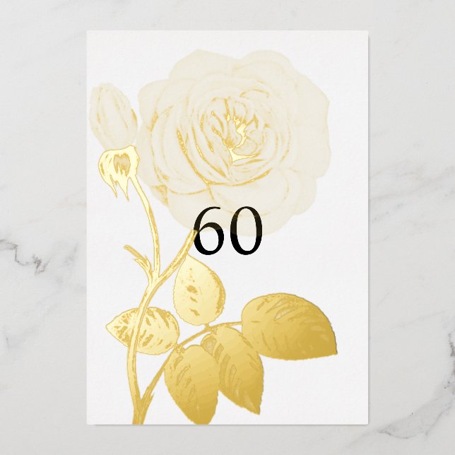 Minimalist calligraphy text birthday party  (Front)