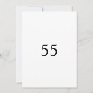 Minimalist calligraphy text birthday party  invitation