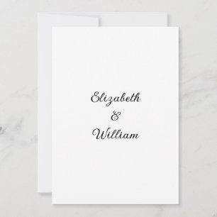 Minimalist calligraphy text invitation