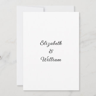 Minimalist calligraphy text  invitation