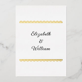 Minimalist calligraphy text  invitation