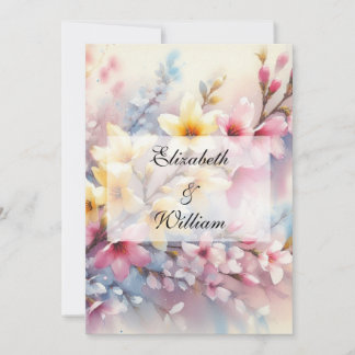 Minimalist calligraphy text  invitation