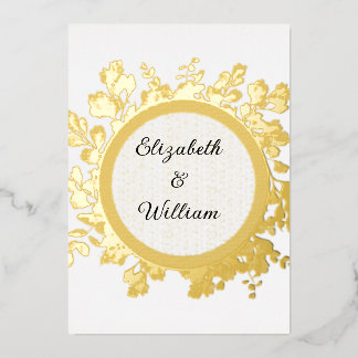 Minimalist calligraphy text invitation