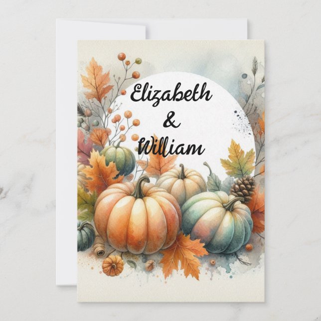 Minimalist calligraphy text  invitation (Front)