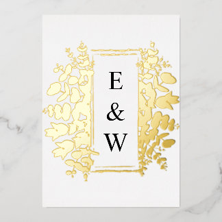 Minimalist calligraphy text invitation